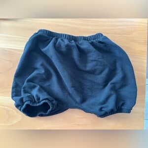 Black Bloomer shorts 12-24 months, unisex, EUC